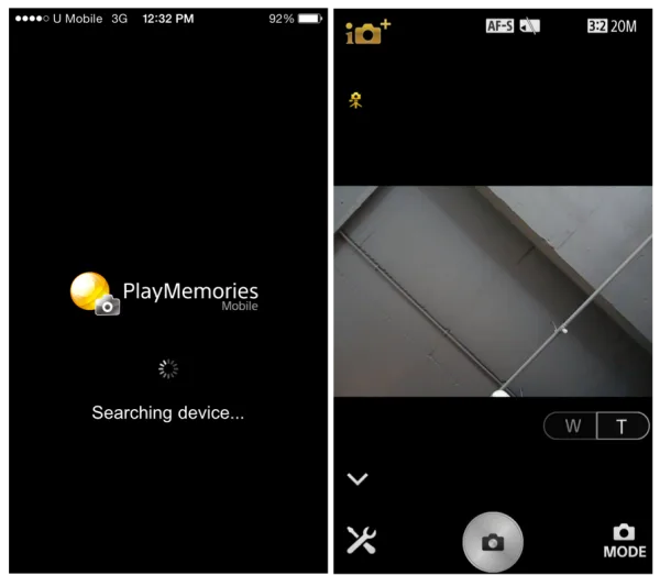 PlayMemories App for iPhone