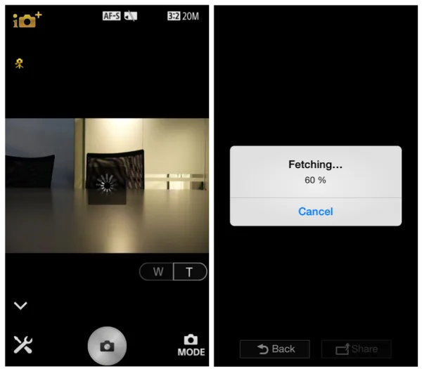 QX Transferring Pictures to phone