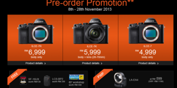 Sony A7 Preorder Promotion