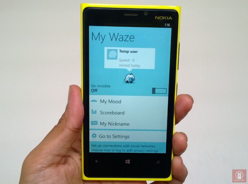 Waze for Windows Phone 06