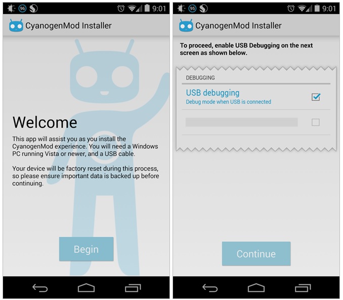 cyanogenmod installer app