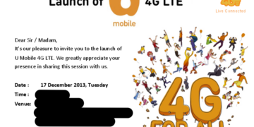 U Mobile 4G LTE Invite