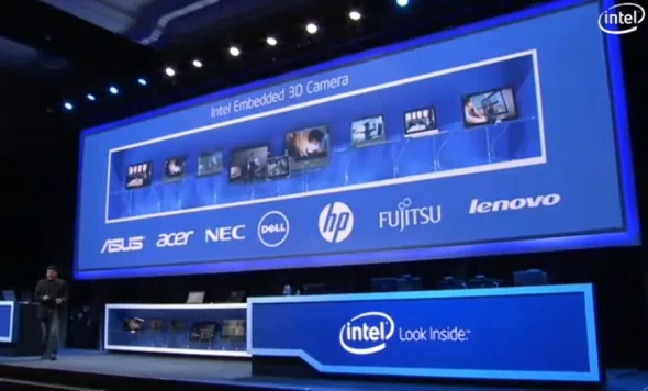 Intel RealSense Camera CES 2014