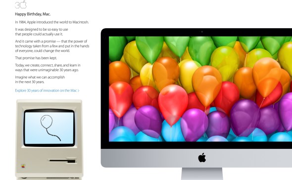Apple Mac 30th Anniversary