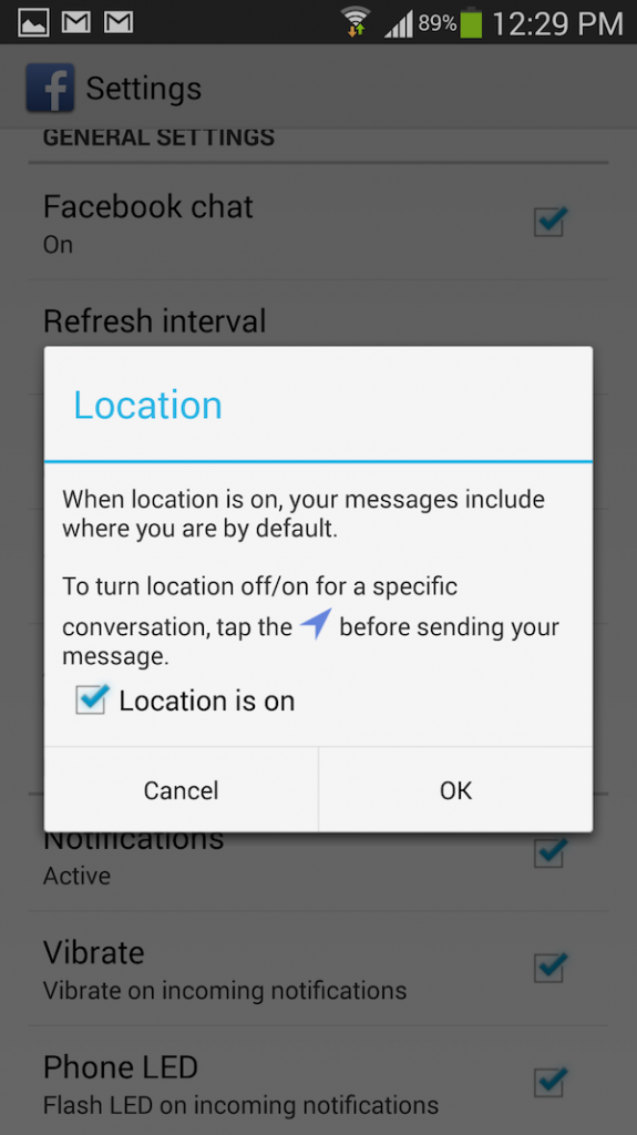 Here’s How To Turn Off Location Sharing For Facebook Messenger By