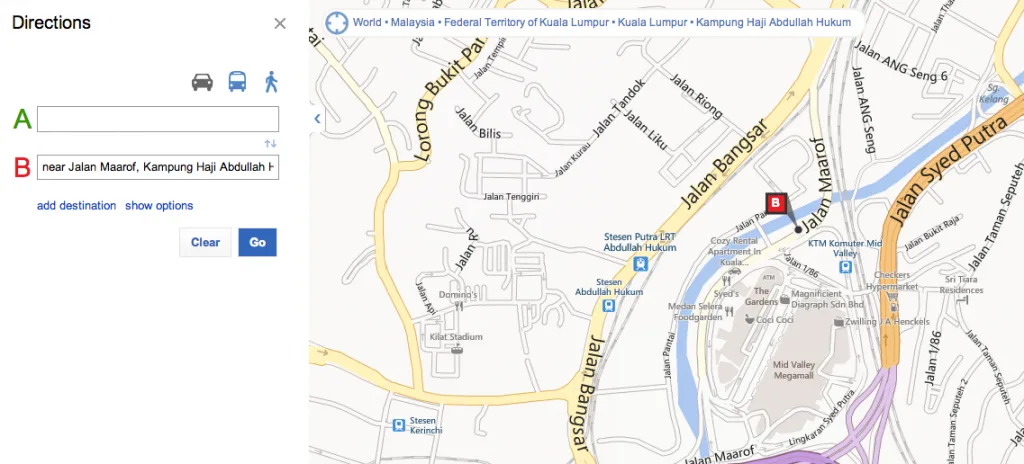 Bing Maps Showing my Location in MV