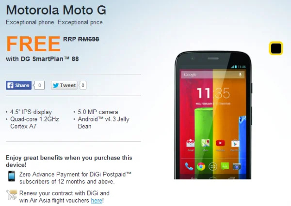 DiGi Moto G Free