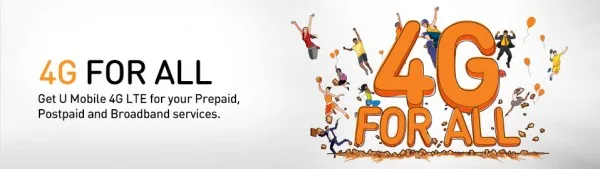U Mobile LTE Banner