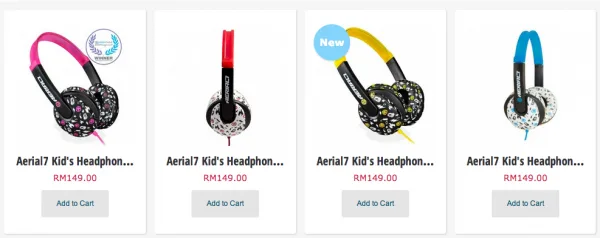 Aerial7 Headphone for Kids Range