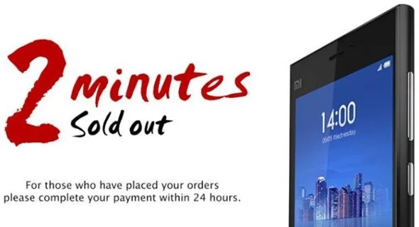 Xiaomi Mi3 Sold Out In Singapore Within 2 Minutes