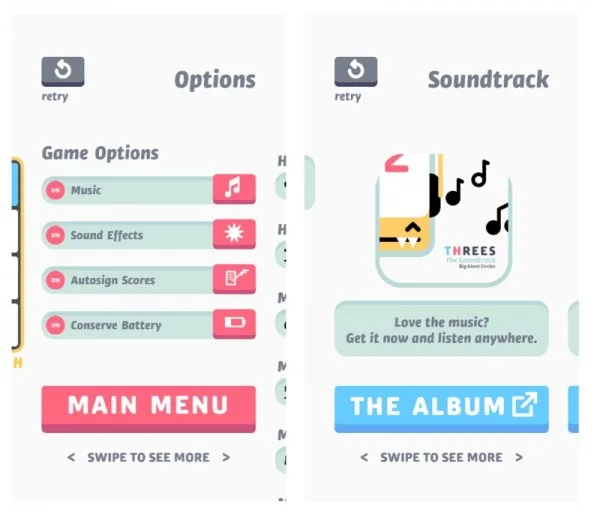 Game Options and Download Album