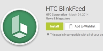 HTC BlinkFeed Play Store