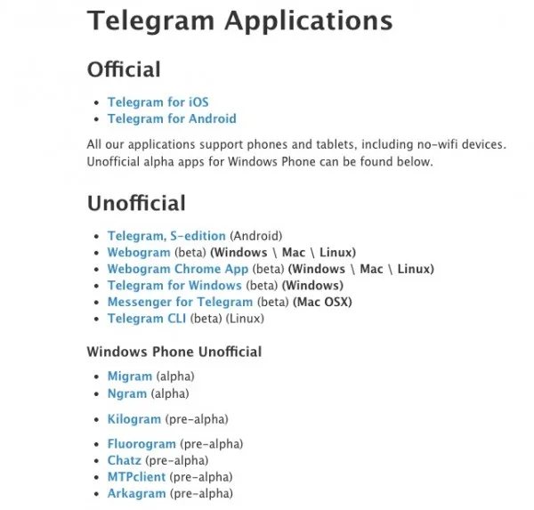 Telegram Apps
