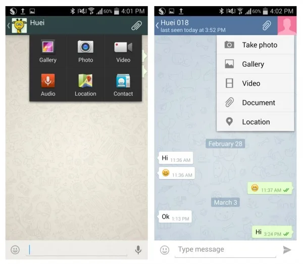 Type of Files You can Send WhatsApp vs Telegram