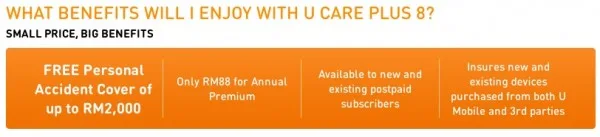 U Mobile U Care Plus with PA