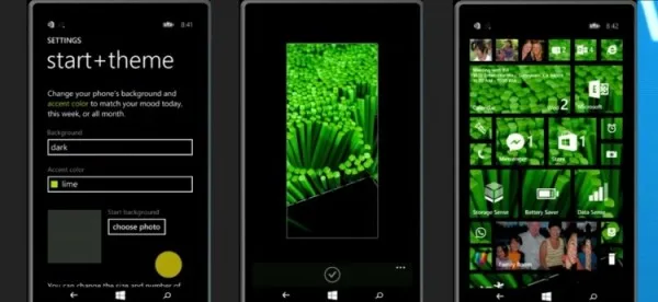 Start Screen Background, Windows Phone 8.1