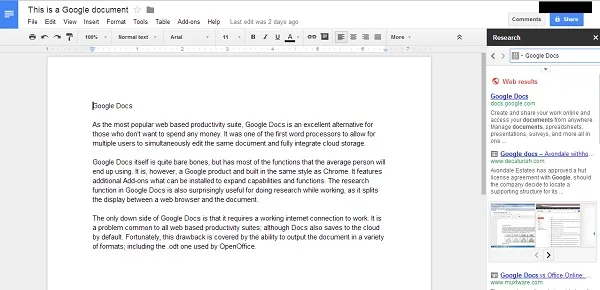 Google Doc