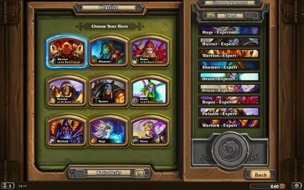 Hearthstone Practice