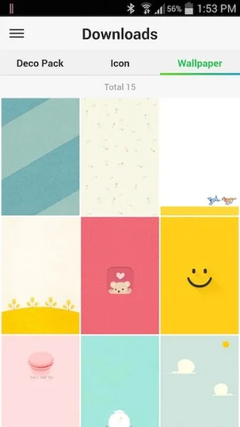 Line Deco Downloaded Stuffs