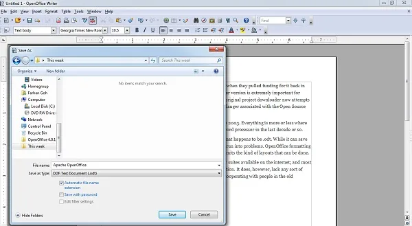 OpenOffice