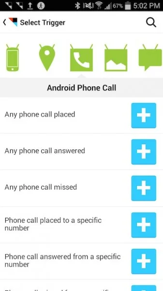 Some Android Triggers