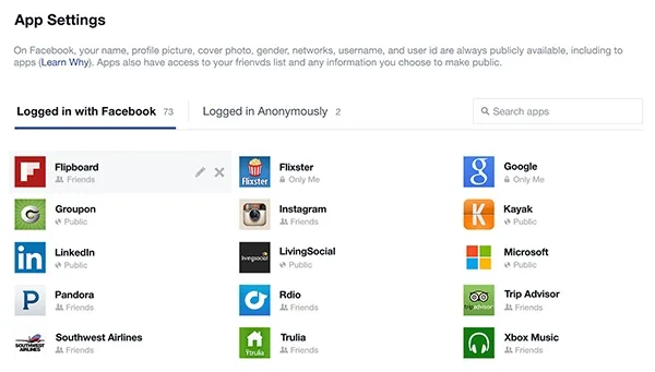 FB Apps Dashboard