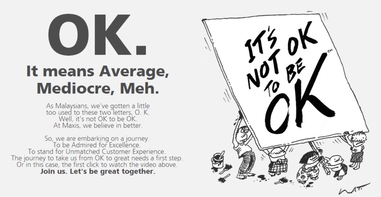 maxis not ok be ok campaign