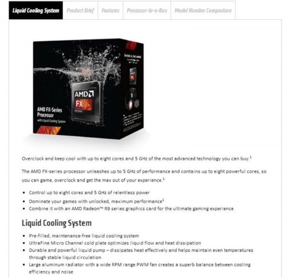 AMD FX-Series with Liquid Cooling System