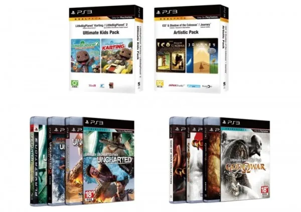 PS3 Dual and Triple Pack