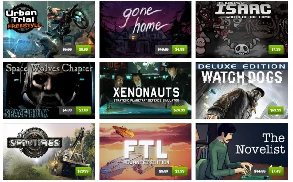 Humble Store page