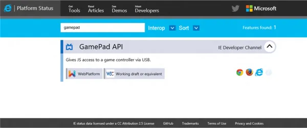 Internet Explorer Developer Channel