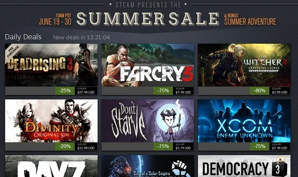 Steam Summer Sale 2014