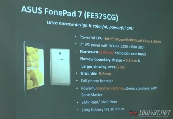 ASUS Fonepad 7 FE375CG