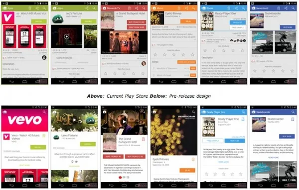 Android Police Play Store Redesign Phone