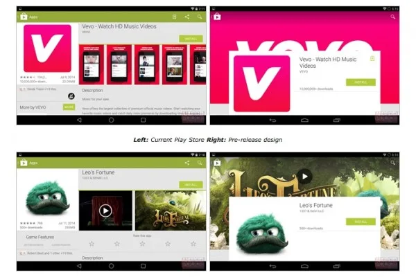 Android Police Play Store Redesign Tablet