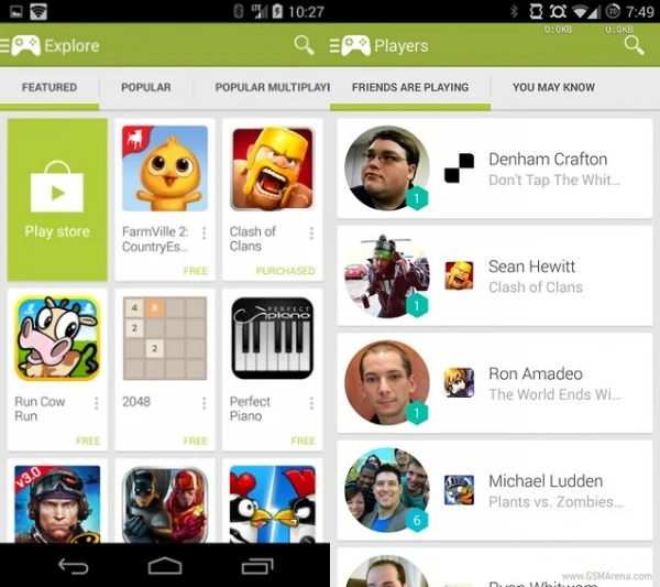 Google Play 2.0 Update