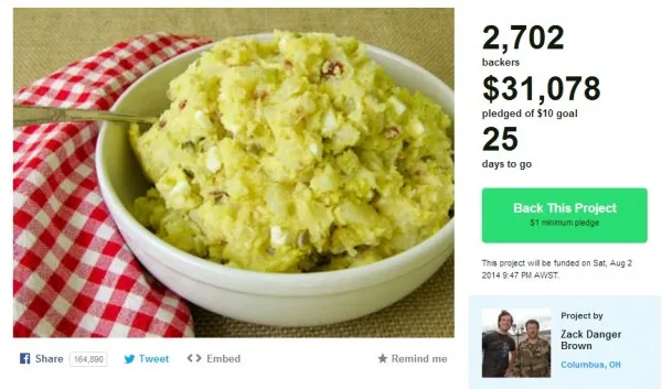 Kickstarter Potato Salad