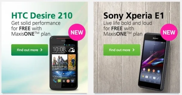 Maxis FREE Phone Offer