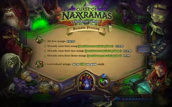 Naxxramas Pricing