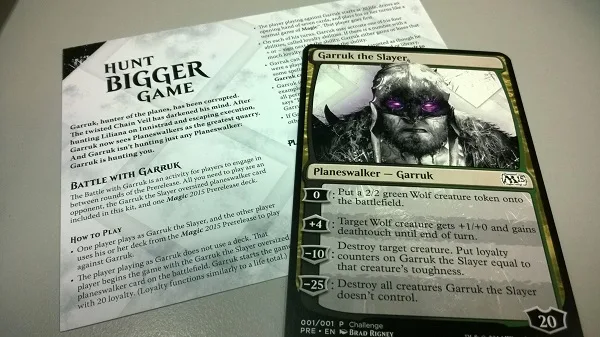 Prerelease Garruk