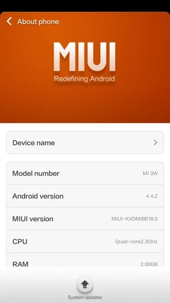 Xiaomi mi 3 android kit kat update malaysia