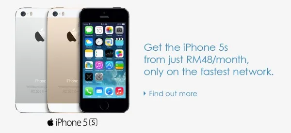 iPhone 5S Celcom From RM48