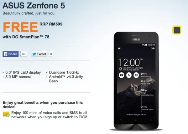 DiGi Asus Zenfone 5