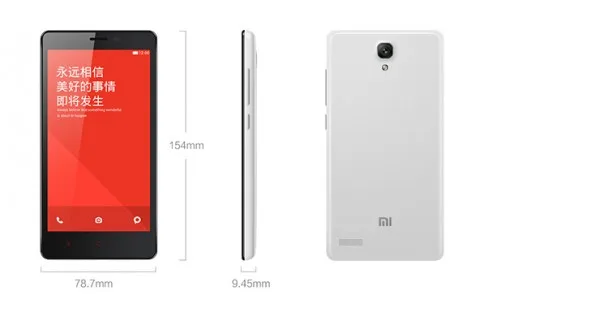 Redmi Note Dimensions
