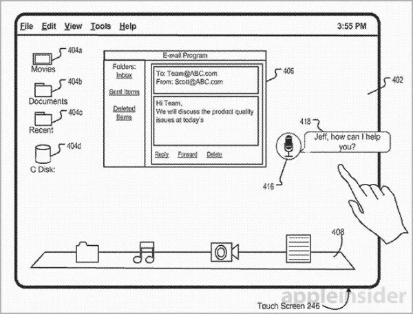 Siri for Mac Patent