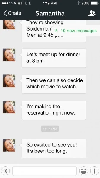 WeChat 5.4 Bookmark