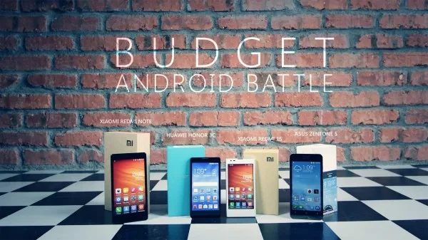 Budget Android Battle: Huawei Honor 3C vs Xiaomi Redmi Note vs Xiaomi Redmi 1S vs Asus Zenfone 5