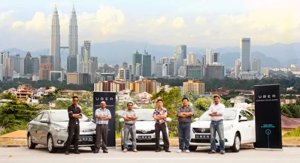 uberX vehicles and partner drivers
