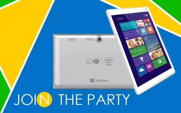 Joi 8 Tablet, Powered By Intel