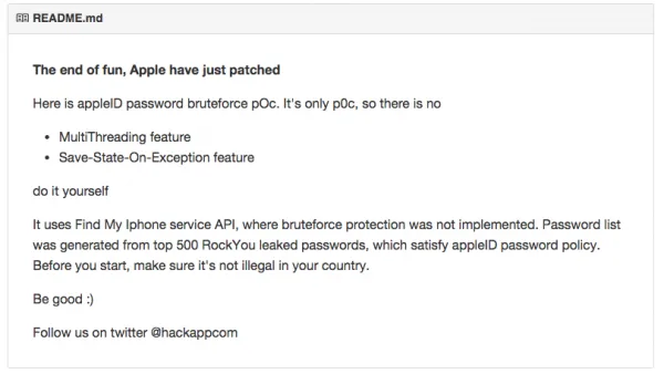 Apple Patch Find my iPhone